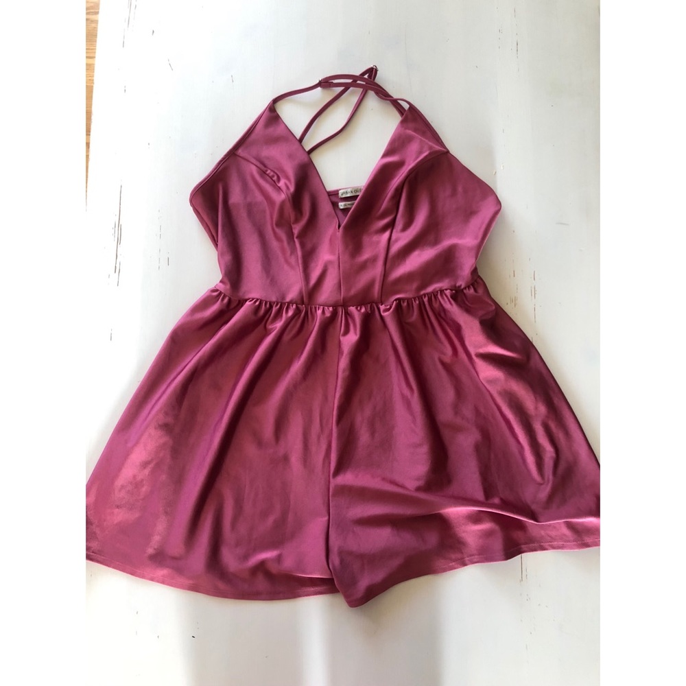 UO rose colored romper